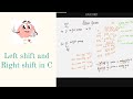 Bitwise Operators in C - part 2 - Left shift and Right shift operators