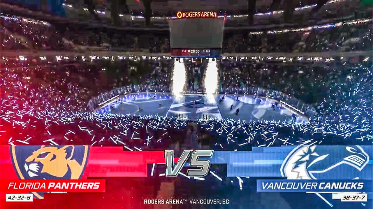 Vancouver Canucks Vs Florida Panthers 12/14/2023 NHL 24 Gameplay - YouTube