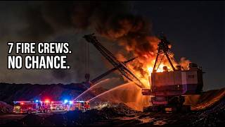 The Night Seven Fire Departments Watched the World's Biggest Machine Burn