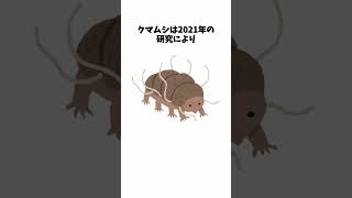 クマムシに関する雑学 #雑学#shorts