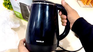 Havells ELECTRIC KETTLE | Double Walled ❄️Winter Sale🌼| Best Steel Electric kettle Review Unboxing