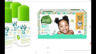 Organic baby products