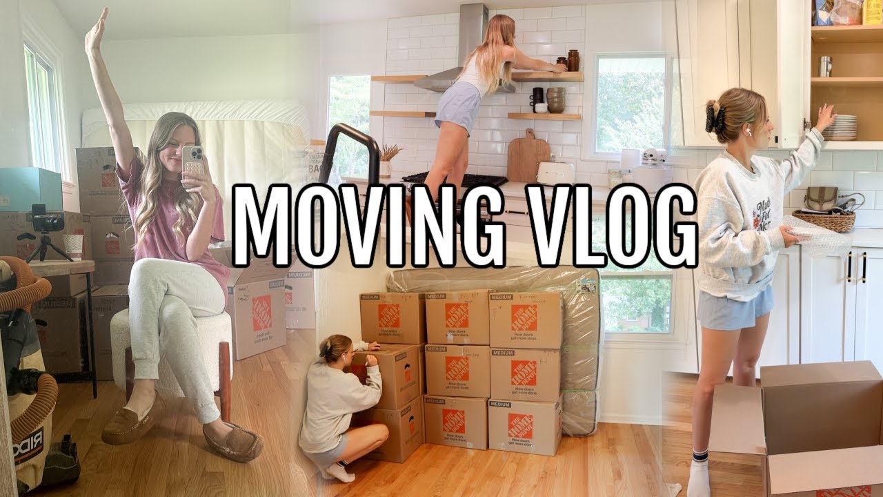 MOVING VLOG PT. 1 // Packing Up Our Home + Moving Tips & Tricks! - YouTube