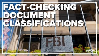 Fact-checking document classifications