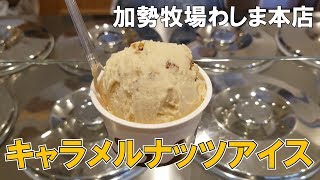 【定番商品】色々な食感が嬉しい！キャラメルナッツアイス【加勢牧場わしま本店】