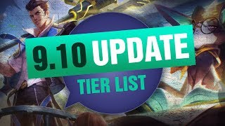 UPDATED League of Legends Mobalytics Patch 9.10 Tier List New OP Champions And Q&A