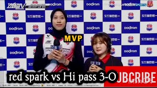 Mega MVP di pertandingan red spark vs hi pass