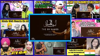 🇮🇳🥰❤️INDIA React on Asma-ul-Husna The 99 Names of Allah Coke studio #99names  #REALITYMIXREACTION01
