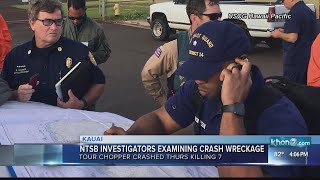 NTSB Investigators Examining Crash Wreckage