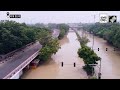 delhi floodwaters of river yamuna enter inter state bus terminal at kashmere gate