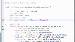 Android Application Development Tutorial 105 Spinners and ArrayAdapter