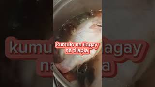 Sabaw na tilapia w/ black mushrooms