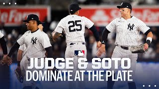 Aaron Judge and Juan Soto crushed it in the Bronx!