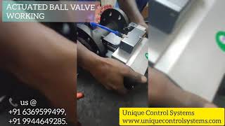 Single Piece Design Ball Valves Testing | Unique Control Systems| Industrial Valves Manufacturer