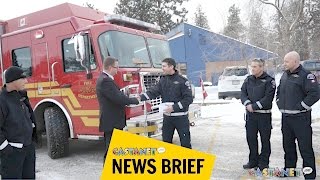 Firefighters give back