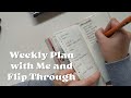 weekly plan with me | Hobonichi weeks mega | minimal planner | minimalist | Nicole Makes Plans