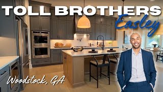 Inside the Easley by Toll Brothers | Luxury Model Home Tour in Woodstock, GA | 5 beds | 5.5 baths