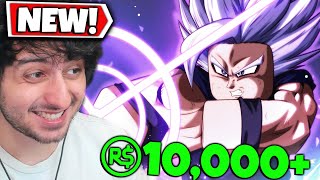 Spending Robux for 0.1% Beast Gohan in Roblox!