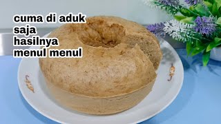 CUMA DI ADUK ADUK SAJA, HASILNYA BIKIN NAGIH,BOLU PISANG 1 TELUR