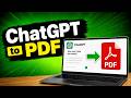 Export ChatGPT to PDF in 4 Easy Ways