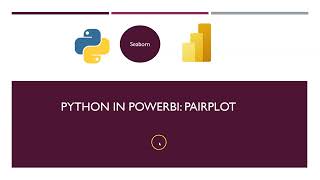 Seaborn (Python) in Power BI: Pairplot