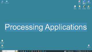 Processing Applications