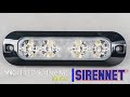 flash pattern sirennet sngl1 led surface mount light