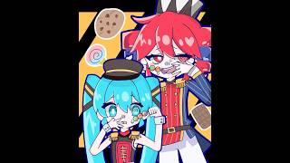 キャンディークッキーチョコレート✨️ #イラストメイキング #イラスト #初音ミク #重音テト