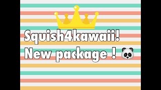 New squishy package from squish4kawaii