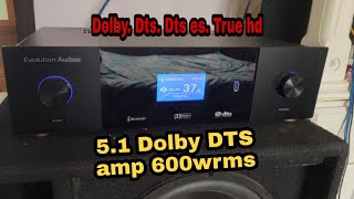 5.1 dolby dts amp 600wrms. futech dsp based remote kit