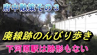 [府中市探訪その3]下河原線跡地を下河原駅まで歩いたら僕の○○な場所でした