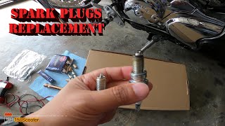 Honda Shadow VLX 600 Spark Plugs Iridium IX Replacement Tips on Fake NGK