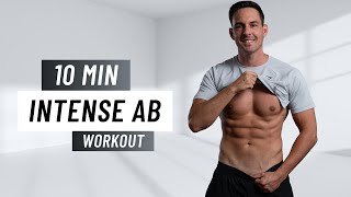 10 MIN INTENSE AB WORKOUT - Six Pack Abs At Home (No Equipment)