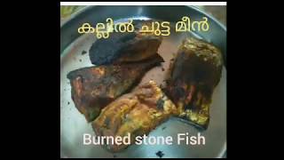 Burned Stone Fish. കല്ലിൽ ചുട്ട മീൻ...