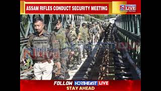 Assam Rifles Holds High-Level Security Meeting in Churachandpur, Manipur