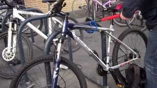 Is your bike secure when you've locked it at a station?