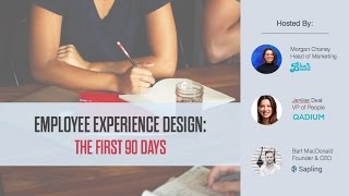 HR Webinar with Sapling and Qadium: Employee Experience Design - The First 90 Days