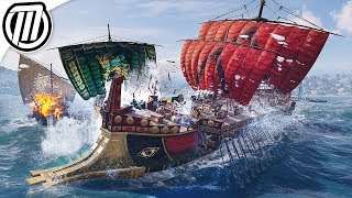 Assassin's Creed Odyssey: Hunting HUGE Spartan Warships! - Open World Gameplay