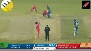 tim david batting against islamabad united | tim david batting | multan sultans vs islamabad united