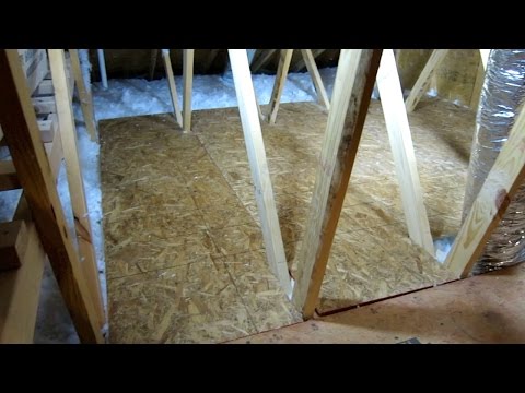 HOW TO CREATE STORAGE SPACE IN YOUR ATTIC PART 2 EASY DIY HOW TO CREATE STORAGE SPACE IN YOUR ATTIC PART 2 EASY DIY