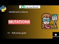 Mutations | HackerRank-17 | Pythonista_Geek | CodeWithMe | Shravanthi