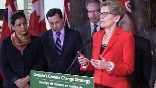 Wynne announces Ontario climate change vision, but few details