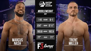 WALK OFF KO | Marcus Nash vs Trent Miller | FULL FIGHT | UFL 5: Phoenix vs Las Vegas