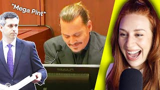 Johnny Depp Being A LEGEND In Court #justiceforjohnnydepp - REACTION