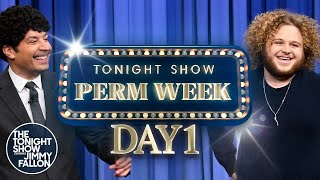 Tonight Show Perm Week: Day 1 | The Tonight Show Starring Jimmy Fallon