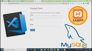 All in one video create form, form validation, alert using JavaScript, insert into SQL, html and PHP
