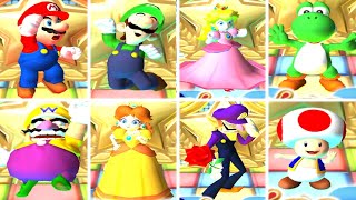 Mario Party 8 - All Superstar Animations