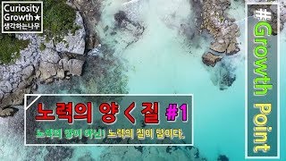 노력의 양이 아닌 노력의 질이 답이다ㅣ노력의 중요성ㅣ노력의 배신