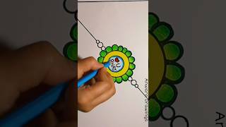 Easy Rakhi Drawing | Raksha Bandhan Drawing #shorts #ytshorts #rakhidrawing #rakhi #rakshabandhan