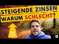 Steigende Zinsen schlecht für Aktien? Warum ? 4 Auswirkungen erklärt